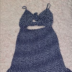 summer floral mini dress